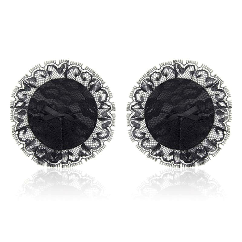 Lace Overlay Nipple Pasties - - Fancy Dress Ups