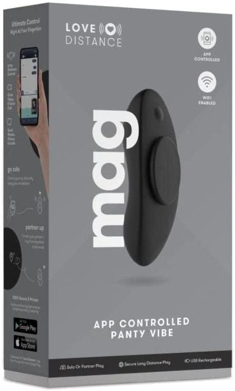 Love Distance Mag App-Controlled Panty Vibe - - Clit Ticklers and Pulsators