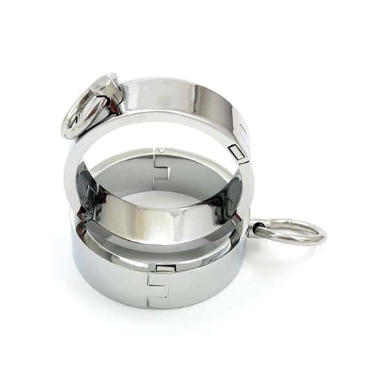 Manacled Metal Cuffs - - Collars And Cuffs