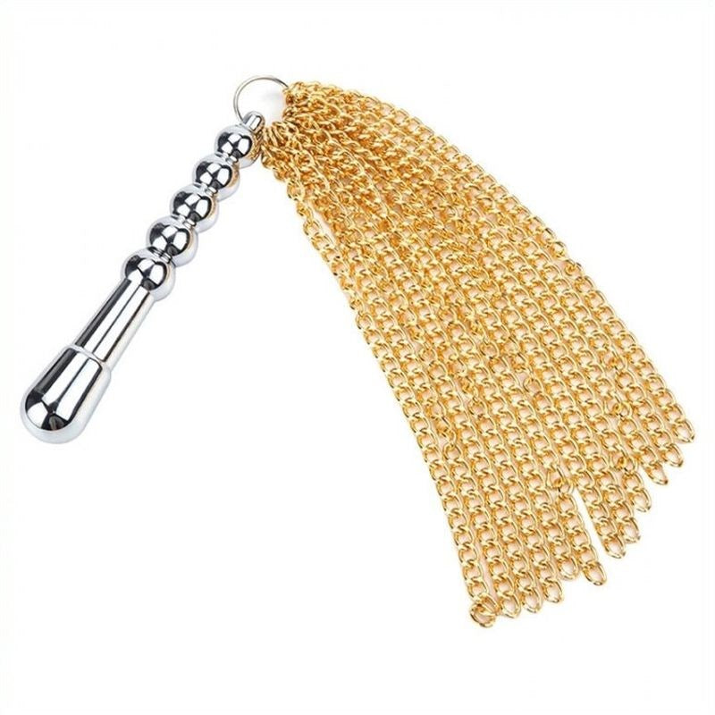 Metal Tassled Dildo Whip - - Whips And Crops