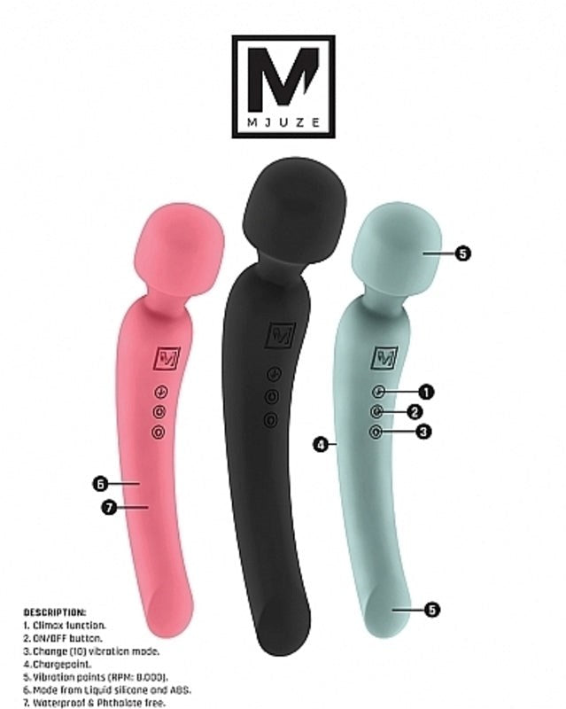 Soothing Silicone Bliss - Mjuze Wanderfull Body Massager - - Body Wands