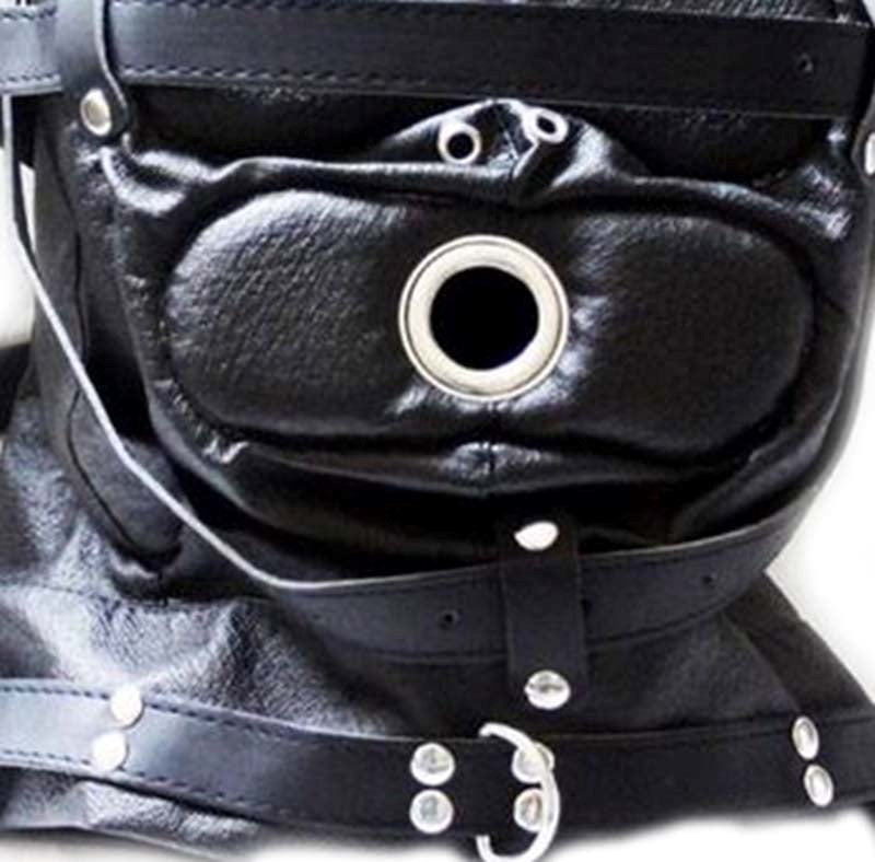 ObeySir Sensory Deprivation Hood PVC - - Bondage Hoods