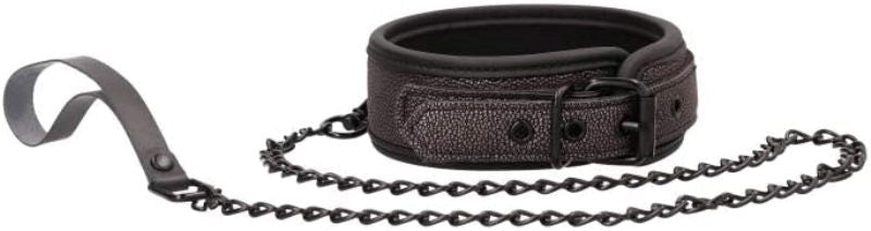 Ouch! Elegant Collar with Leash - - Collars And Cuffs