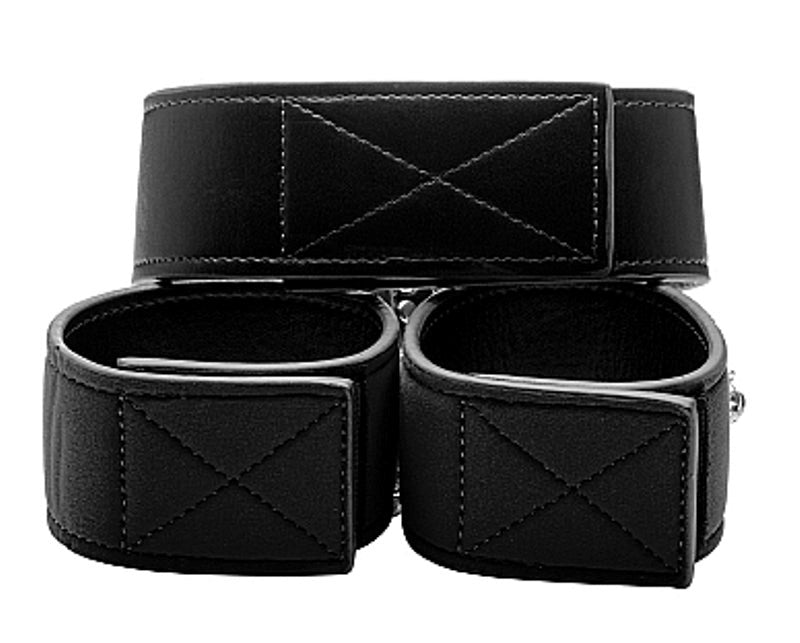 Ouch! Reversible Collar and Wrist Cuffs - - Cuffs And Restraints