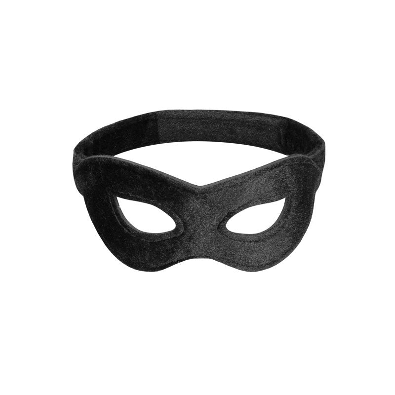 OUCH! Velvet & Velcro Open Eye Mask - - Masks And Blindfolds