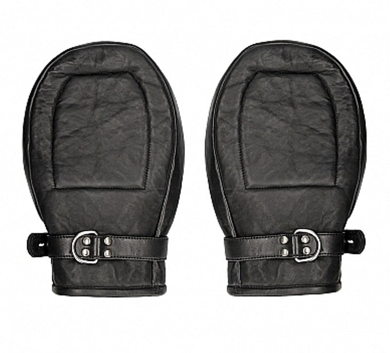 Pain Bondage Mittens Padded with Metal Teeth - - Cuffs And Restraints