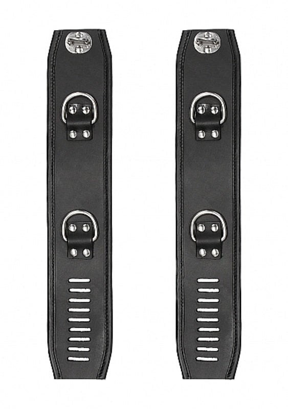 Pain Restraint Ankle Cuffs with Padlock - - Collars And Cuffs