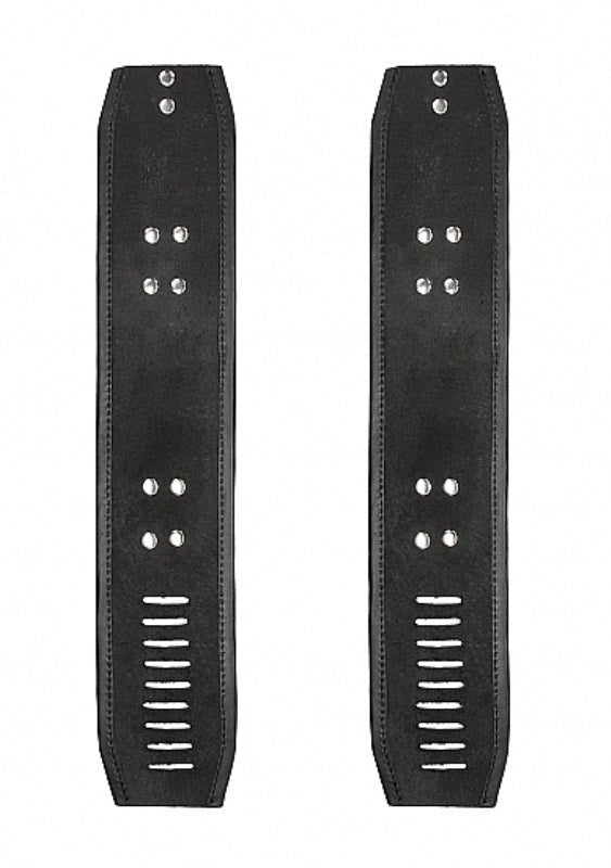 Pain Restraint Ankle Cuffs with Padlock - - Collars And Cuffs