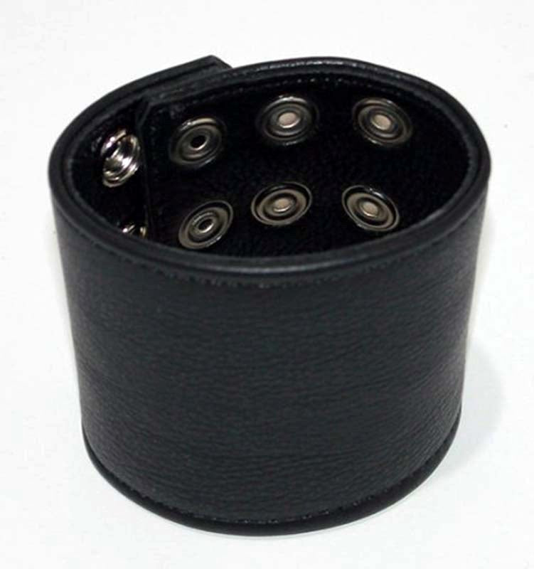 Restrained & Elegant Leather Wrist Band - - Cuffs And Restraints
