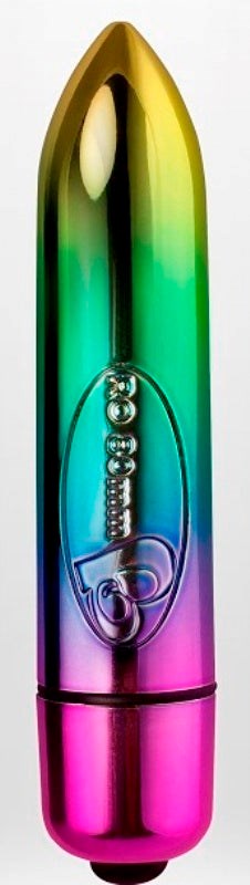 Rocks Off 7 Speed 80mm Rainbow - - Bullet Vibrators