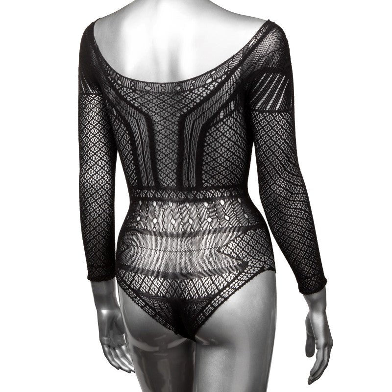 Scandal Plus Size Off the Shoulder Body Suit - - Hosiery