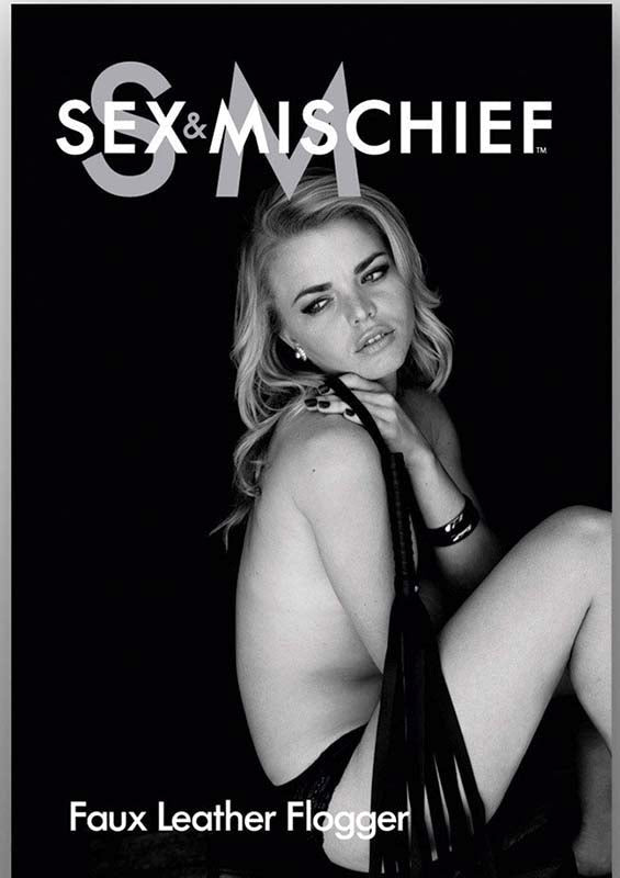 Sex & Mischief Faux Leather Flogger - - Whips And Crops