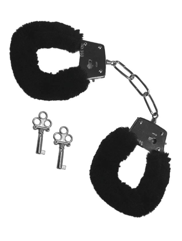 Sex & Mischief Furry Handcuffs - - Collars And Cuffs
