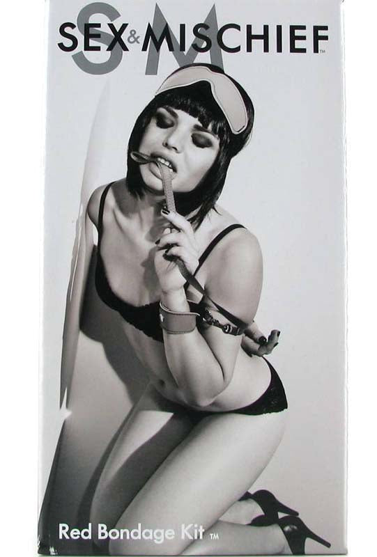 Sex & Mischief Red Bondage Kit - - Bondage Kits