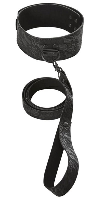 Sincerely Locking Lace Collar and Leash - - Collars And Cuffs