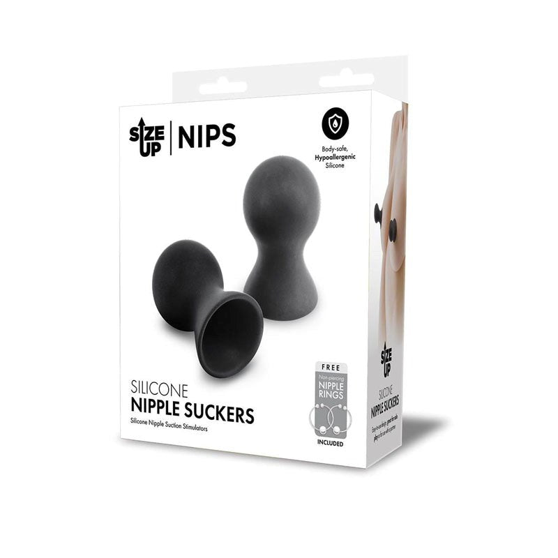 Size Up Silicone Nipple Suckers - - Breast and Nipple Toys