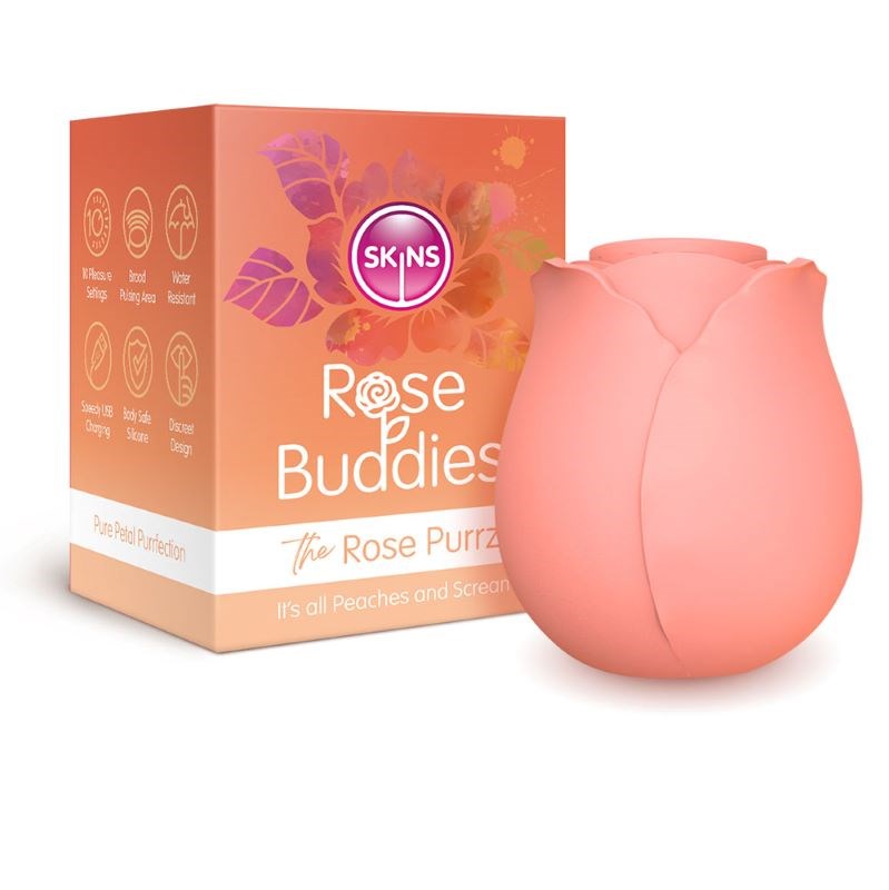 Skins Rose Buddies - The Rose Purrz - - Finger and Tongue Vibrators