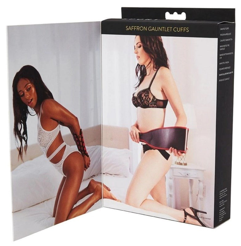 Sportsheets Saffron Gauntlet Cuffs - - Collars And Cuffs