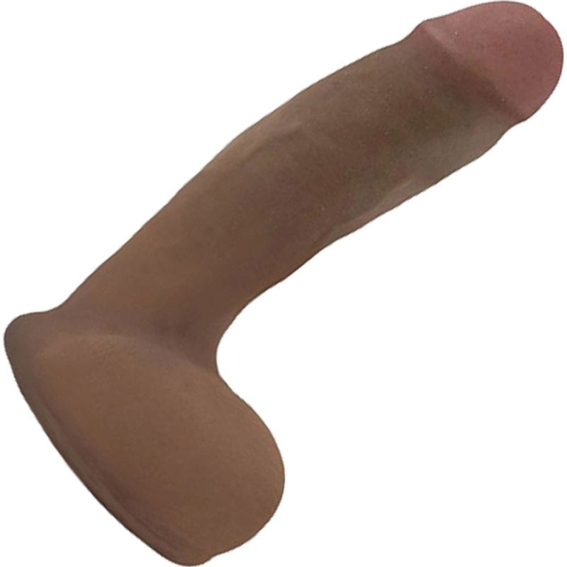 Squirtz Cyberskin Squirting Dildo Brown 8.5 inch - - Realistic Dildos