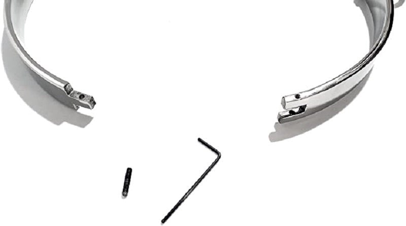 Stainless Steel Collar with Movable O-Ring - - Collars and Leads