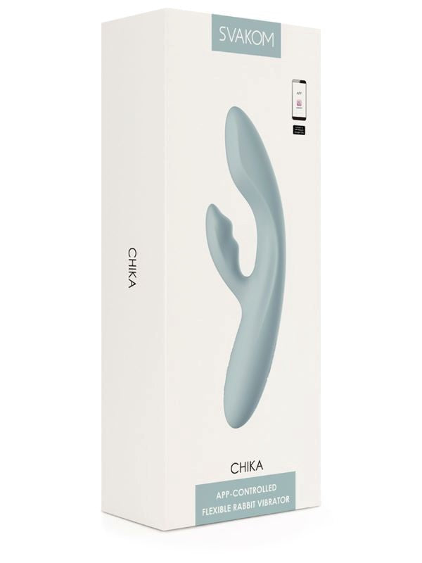 Svakom Chika App Controlled Interactive Rabbit Vibrator - - Rabbit Vibrators