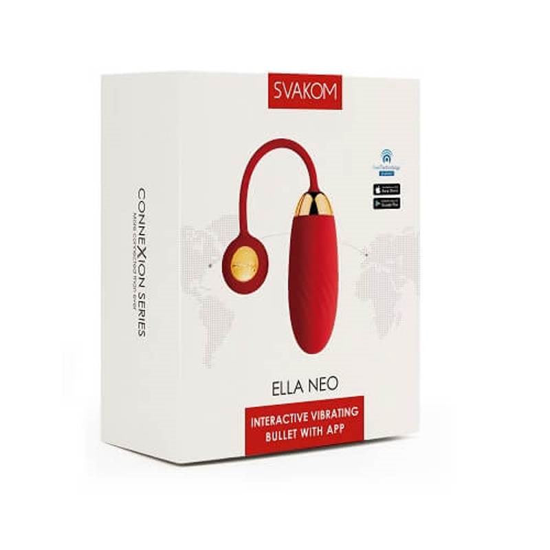 Svakom Ella Neo Interactive App Controlled Love Egg Massager - - Remote Control Vibrators
