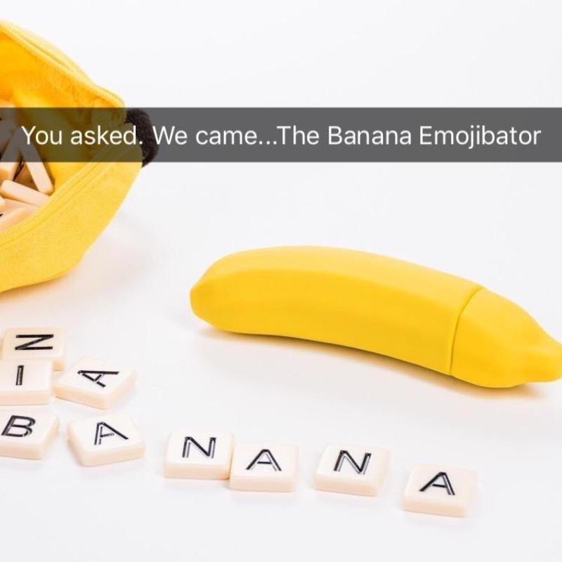 The Banana Emojibator - - Waterproof Vibrators