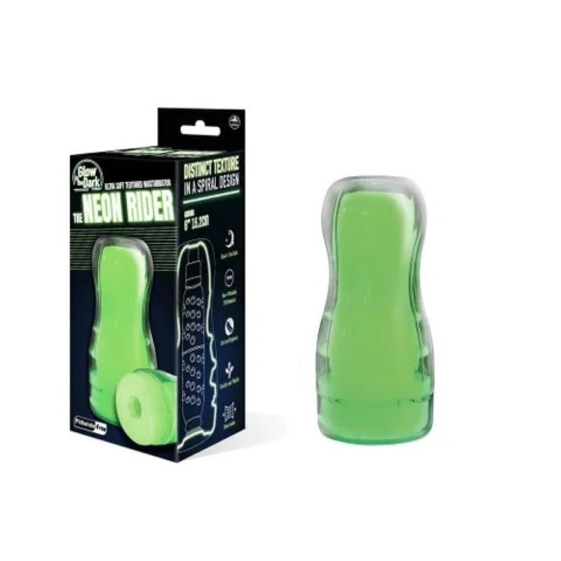 The Neon Rider - Glow In Dark 6 Inch Stroker - - Masturbators and Strokers