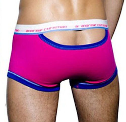 Tighty Whitie Punked Cresent Boxer Fuchsia - Mens Briefs And Boxers
