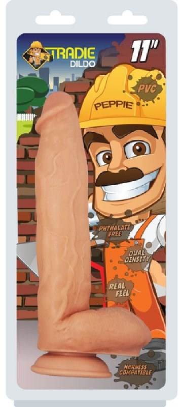 Tradie Dildo Peppie 9 Inch - - Realistic Dildos