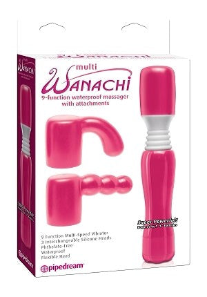 Pipedream Wanachi 9 Functions Body Wand Massager - - Personal Massagers