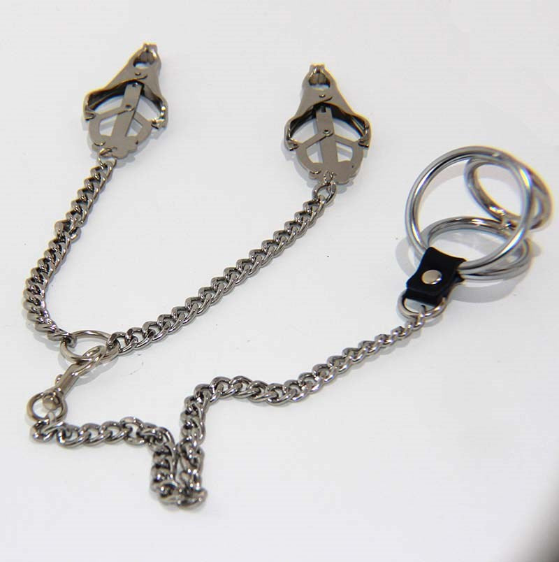 Welled Up Clover Clamps & Cock Ring - - Nipple and Clit Clamps