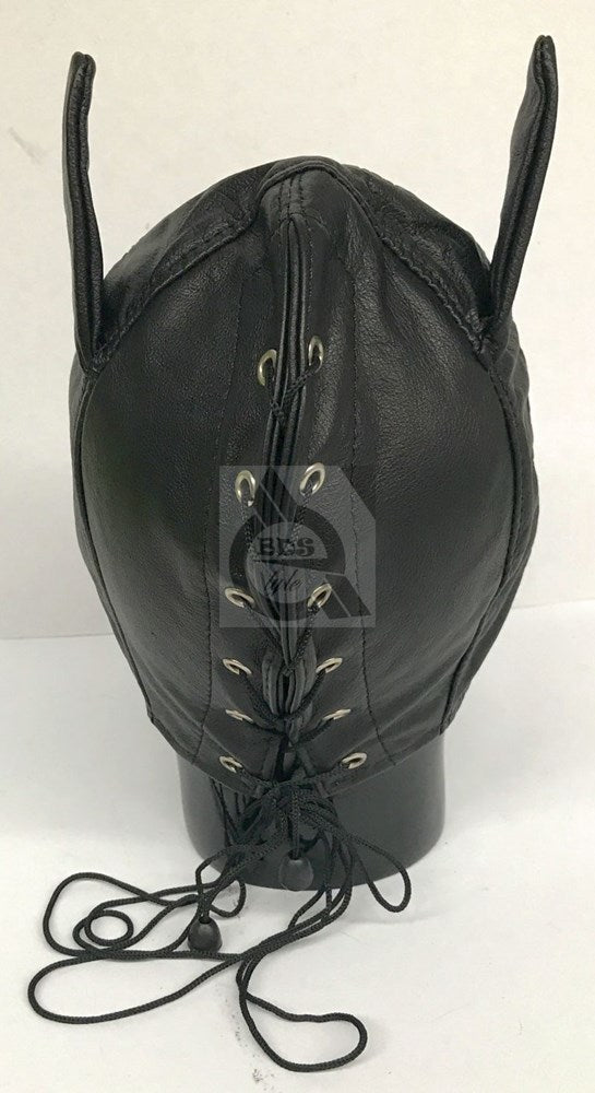 Wicked Wench Feline PVC Hood - - Bondage Hoods