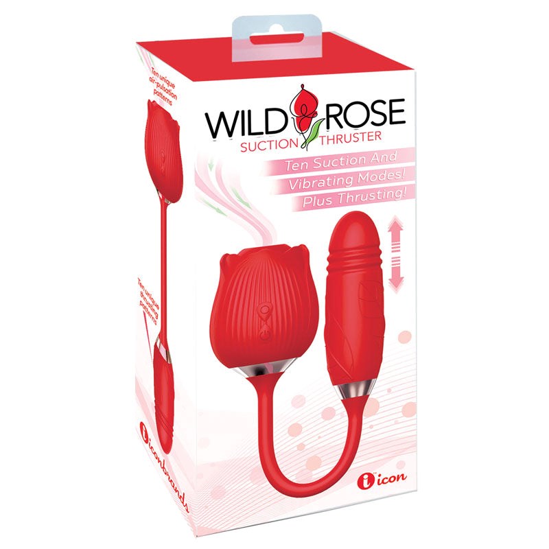 Wild Rose SUCTION THRUSTER Air Pulse Vibe - - Clit Ticklers and Pulsators