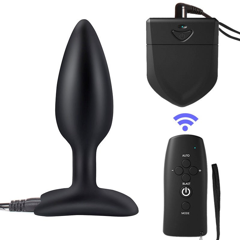 Wireless Electric Shock Anal & Penis Plug - - Penis Plugs
