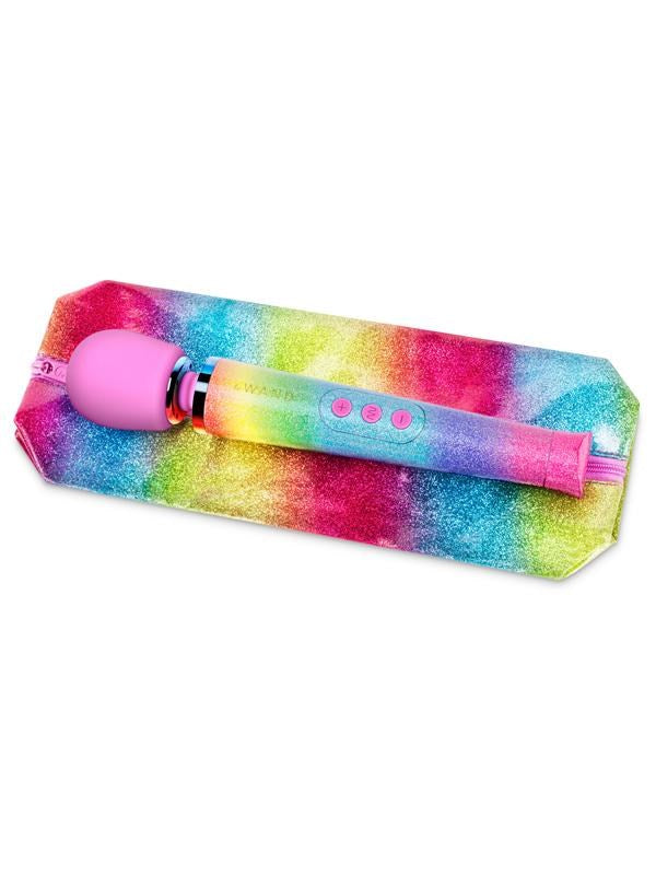 Le Wand Rainbow Ombre Vibrating Body Wand Massager - - Body Wands