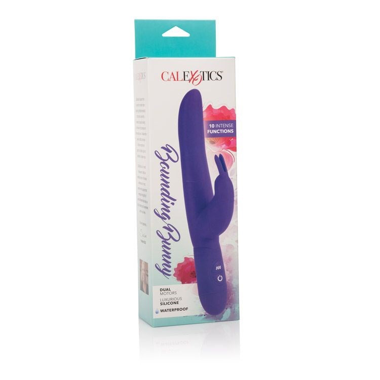 10 Function Silicone Bounding Bunny Rabbit Vibrator - Rabbit Vibrators