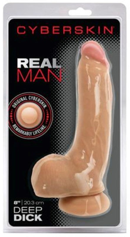 CyberSkin Real Man Deep Dick - - Realistic Dildos