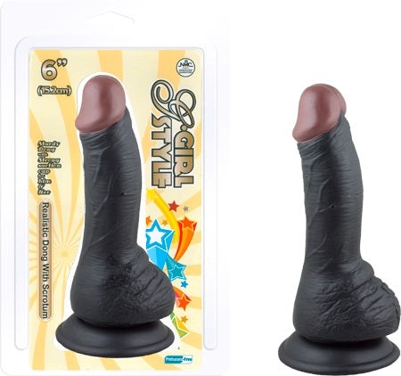 G-Girl Style Realistic Dong W/ Suction Cup 6" Dong 2 - - Realistic Dildos