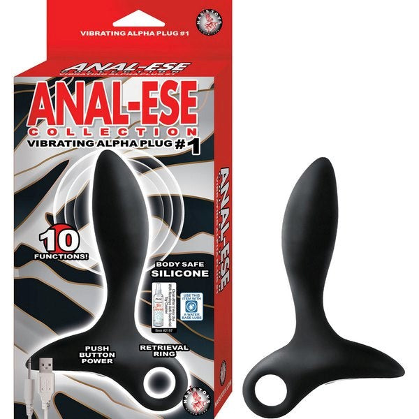 Nasstoys ANAL-ESE Vibrating Alpha Pleasure Plug - - Prostate Toys