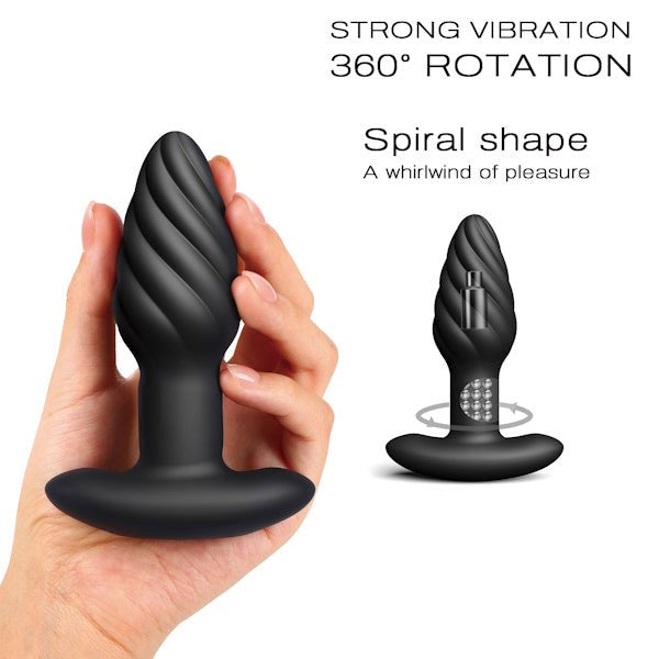 DORCEL Spin Rimming Pleasure Plug - 360° Rotating Delight - - Butt Plugs