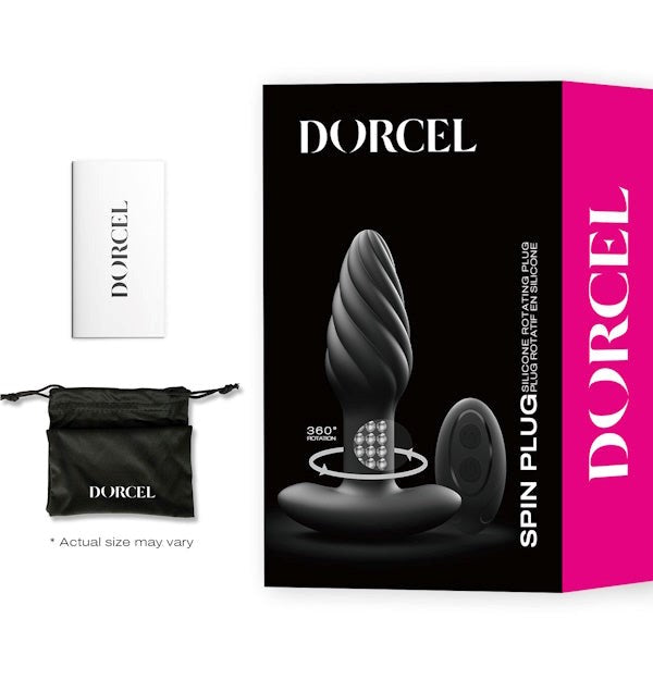 DORCEL Spin Rimming Pleasure Plug - 360° Rotating Delight - - Butt Plugs