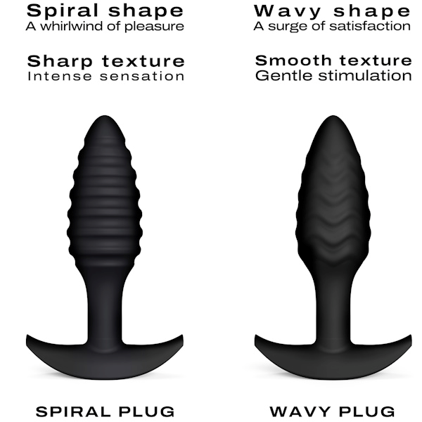 DORCEL Spiral Pleasure - Indulge in Unparalleled Sensations - - Butt Plugs