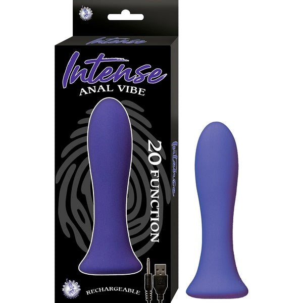 Nasstoys INTENSE Rechargeable Silicone Anal Vibrator - - Anal Vibrators