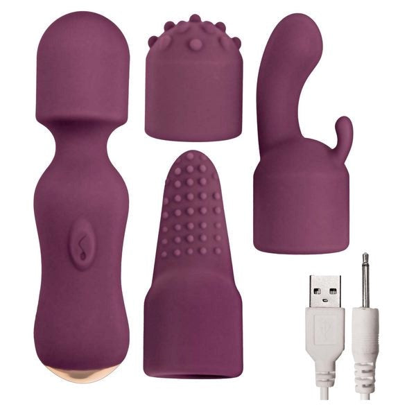 LOVERS KITS Temptation - Rechargeable Mini Wand Vibe - - Body Wands