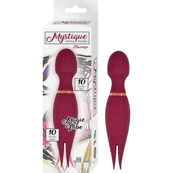 Nasstoys MYSTIQUE - Dual-Motor Silicone Massager - - Body Wands