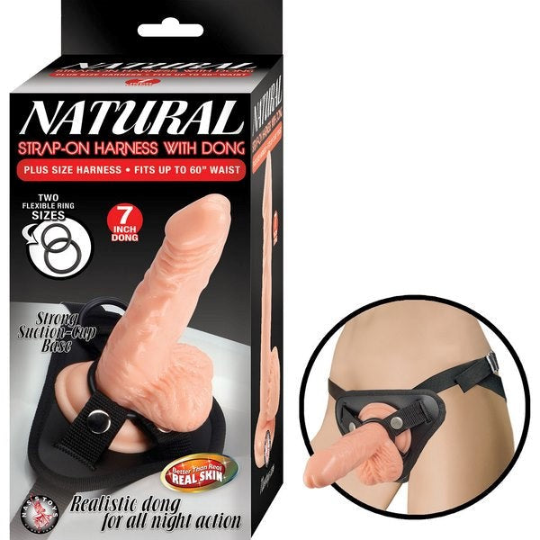 Nasstoys NATURAL Strap-On Harness - Realistic Pleasure for Versatile Play - - Strap On Sextoys
