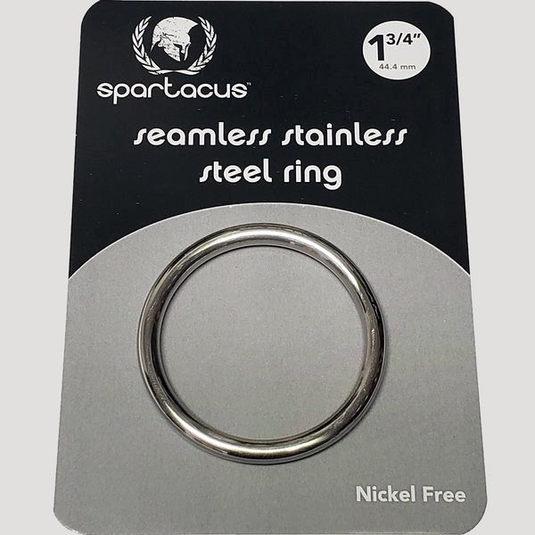 Spartacus Enterprises - Premium Stainless Steel Pleasure Ring - - Steel Cock Rings