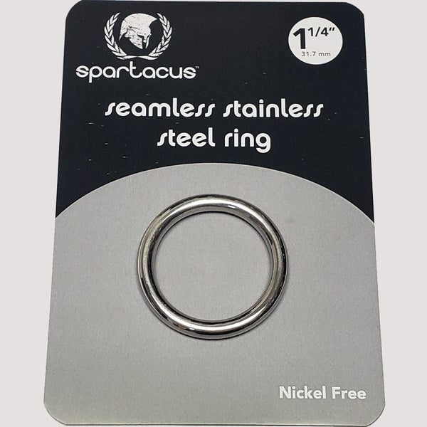 Spartacus Enterprises - Premium Stainless Steel Pleasure Ring - - Steel Cock Rings