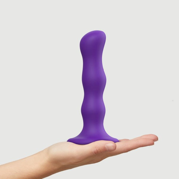 Euphoric Enchantment - Strap-On-Me Silicone Dildo Plug with Rotating Geisha Balls - Anal Dildos